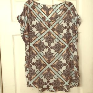 Silk pattern shirt